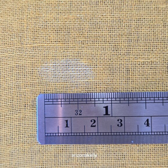 Mila Schon Linen Scarf Yellow Green Brown Earth Tones - Picture 5 of 14